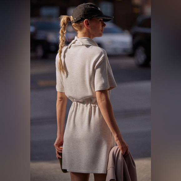 Varley Sophie Dress in Ivory Marl size XS - Picture 12 of 12